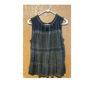 BEAUTIFUL RARE VINTAGE KNOX ROSE SUPER SOFT BOHO FLOWY TOP!